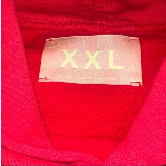 MADHAPPY Red Hoodie/Pullover | From the First Drop!!An Original |RARE!! NEW/NWOT - Picture 10 of 11